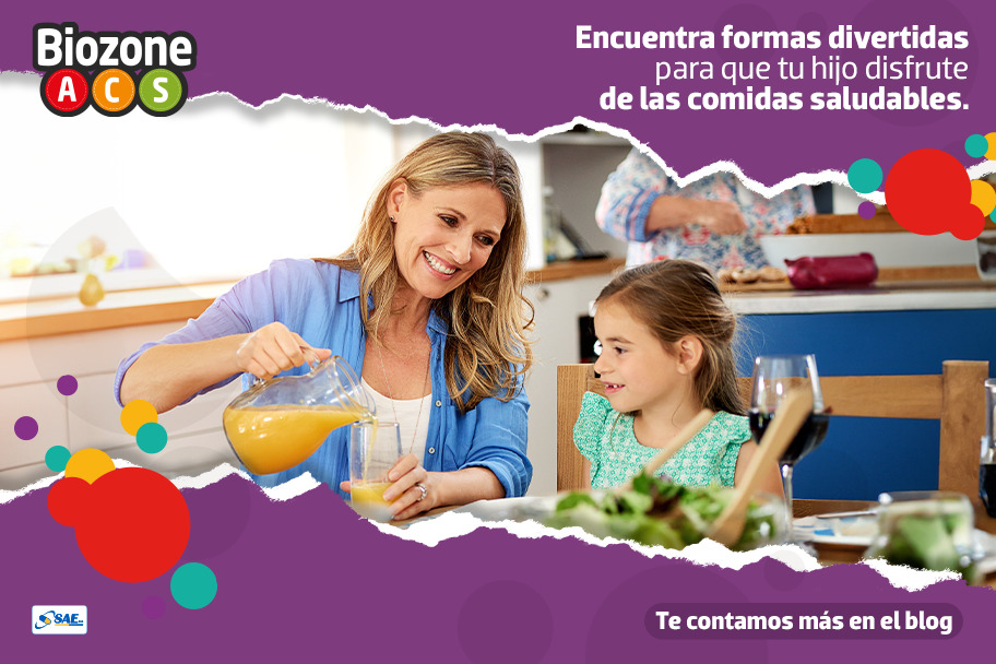Encuentra formas divertidas para que tu hijo disfrute de las comidas saludables.
