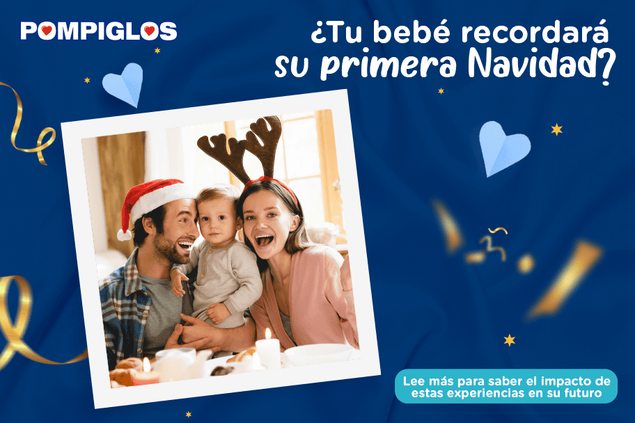 ¿Tu bebé recordará su primera navidad? 