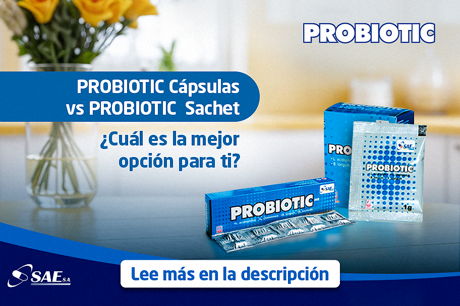 Probiotic en cápsulas vs. Probiotic en sachet: ¿Cuál es la mejor opción para ti?