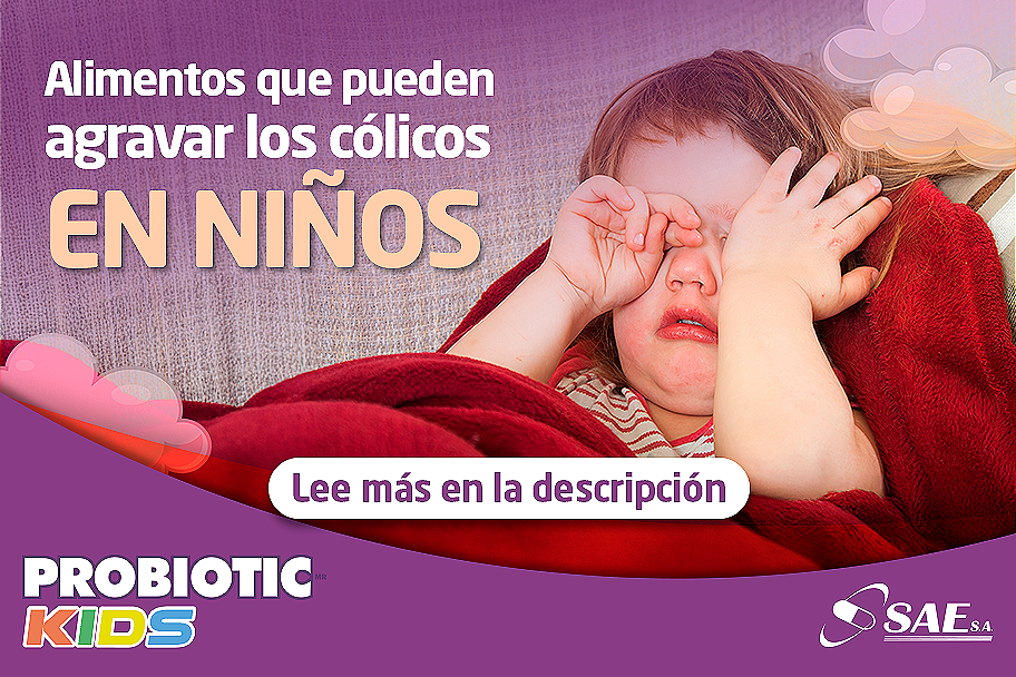 Alimentos que pueden agravar los cólicos en niños