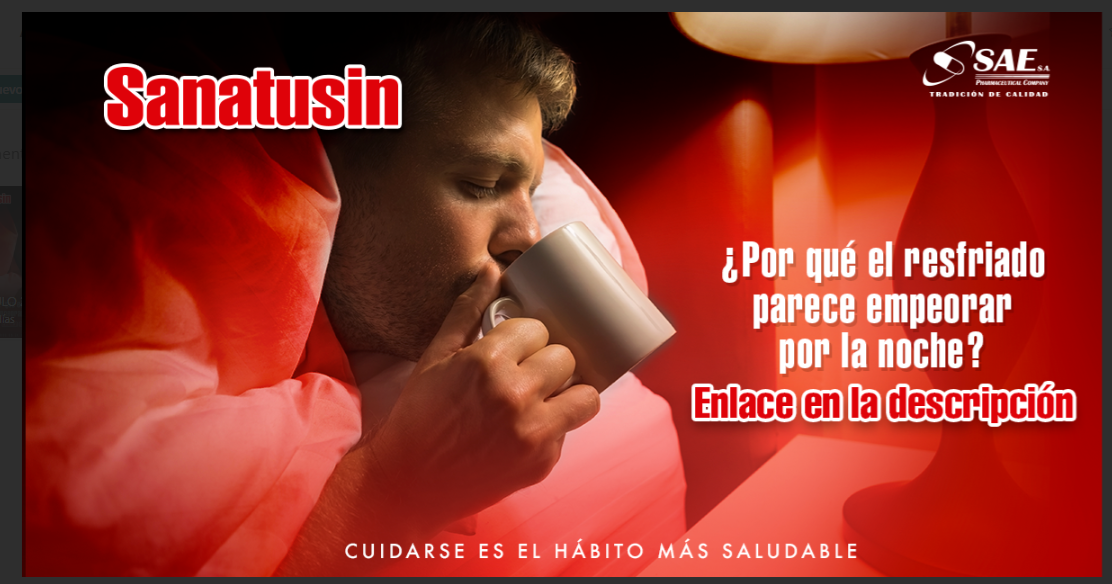 ¿Por qué el resfriado parece empeorar por la noche?