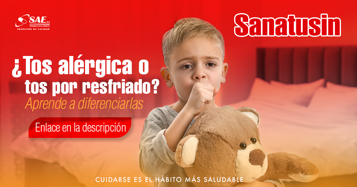 ¿Tos alérgica o tos por resfriado? ¿Cómo diferenciarlas?