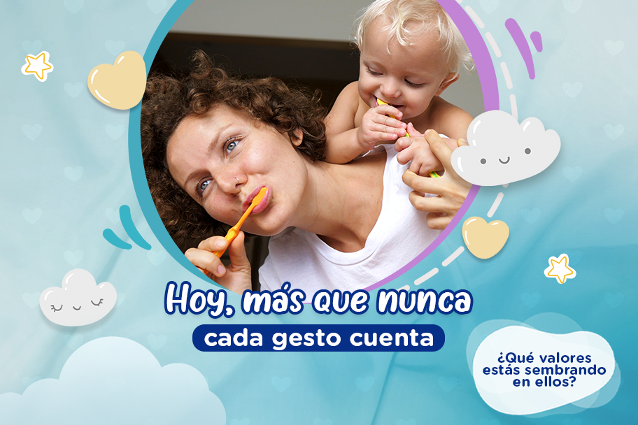 Enseñar con el Ejemplo: Los Primeros Valores de Nuestros Bebés 