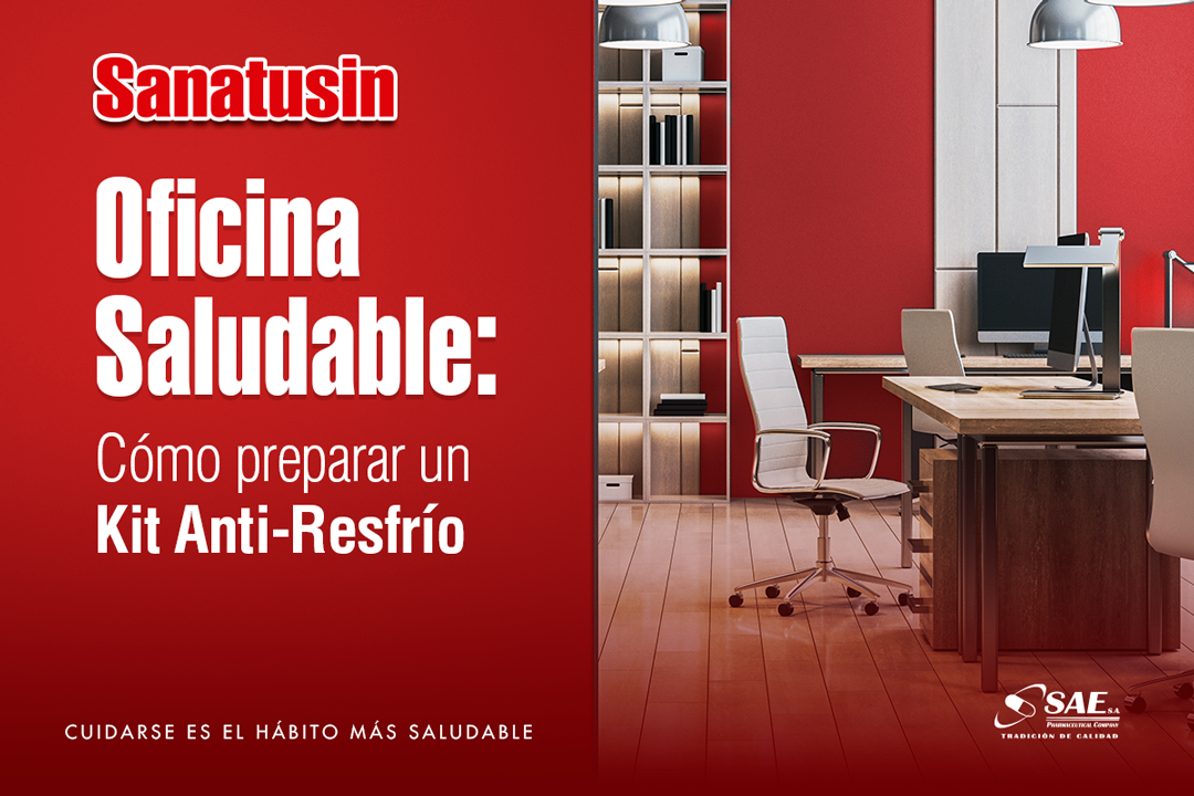 Oficina Saludable: Cómo preparar un Kit Anti-Resfrío