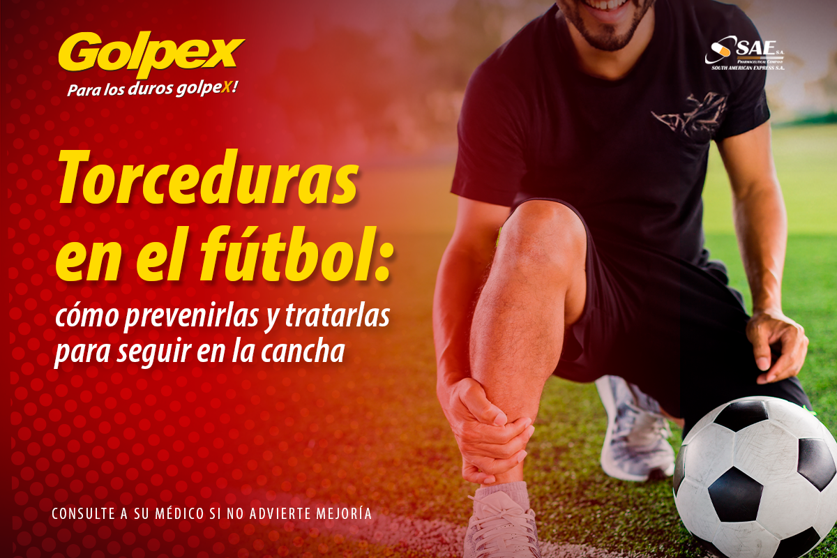 Torceduras en el fútbol: cómo prevenirlas y tratarlas para seguir en la cancha