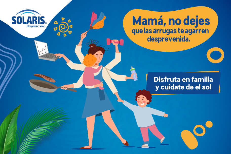 Mamá, ¿sabías que el sol no solo da vitamina D?
