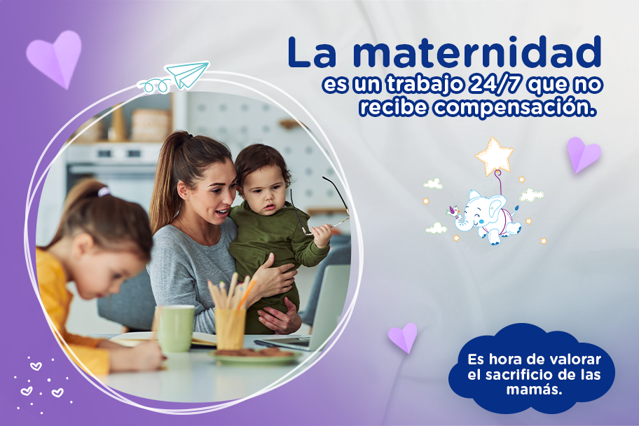 Ser mamá: un trabajo no remunerado que cambia vidas