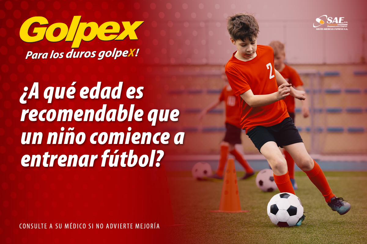 ¿A qué edad es recomendable que un niño comience a entrenar fútbol?