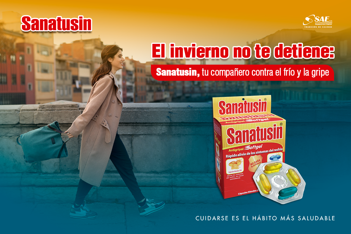 El invierno no te detiene: Sanatusin, tu compañero contra el frío y la gripe