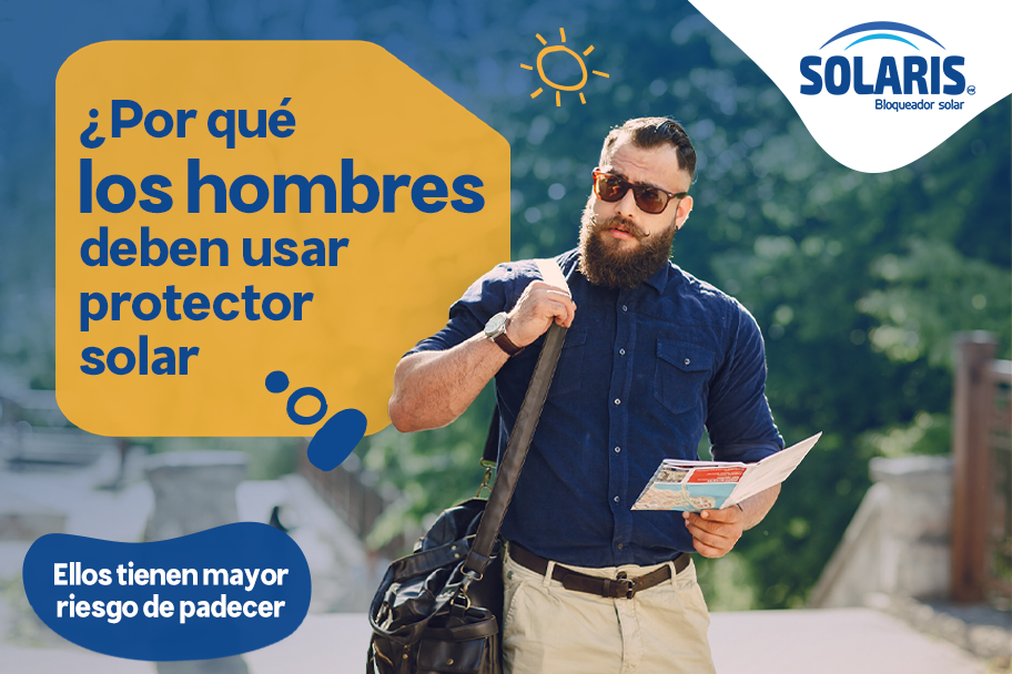 Los hombres también cuidan su piel del sol