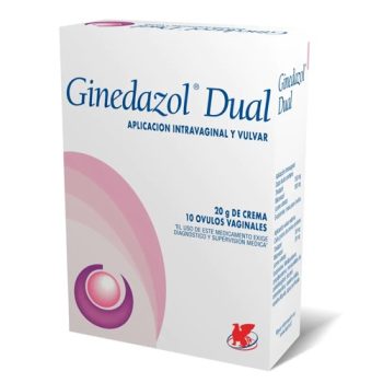 254-GINEDAZOL DUAL X 10 OV.