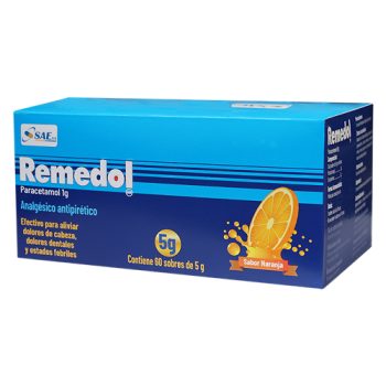 REMEDOL 1 G X 60 SACHETS 5 G