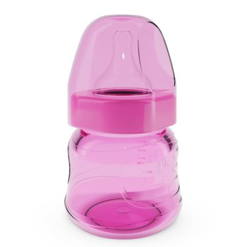 4597 BIBERÓN BOCA ANCHA CLEAN 160 ML NATURAL ROSADO