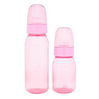 4601 KIT BIBERÓN CLEAN (120 , 220 ML) NATURAL ROSADO