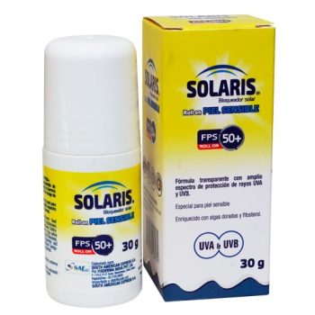 4632 - SOLARIS ROLL ON PIEL SENSIBLE SPF50+ X 30 GR