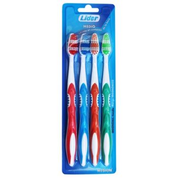 4702 - CEPILLO DENTAL LIDER PACK DE 4 MEDIO