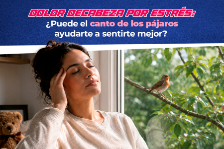 Dolor de cabeza por estrés: ¿Puede el canto de los pájaros ayudarte a sentirte mejor? 