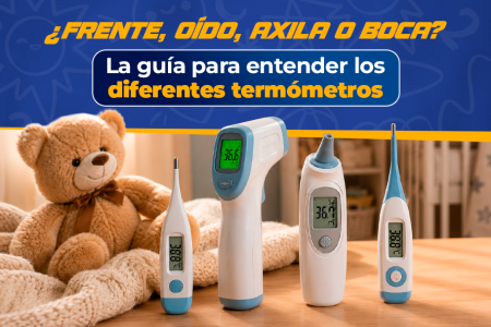 ¿Frente, oído, axila o boca? La guía para entender los diferentes termómetros 