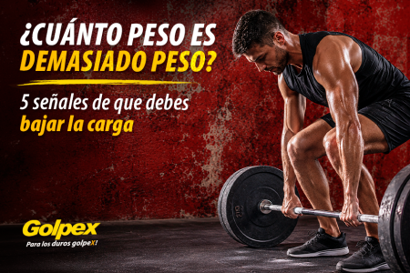 ¿Cuánto peso es demasiado peso? 5 señales de que debes bajar la carga 