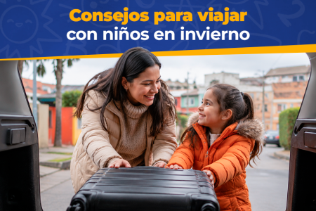 Consejos para viajar con tus hijos en invierno