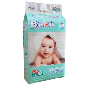 PAÑALES BABU TALLA XXG 1X40 PAÑALES - 4427